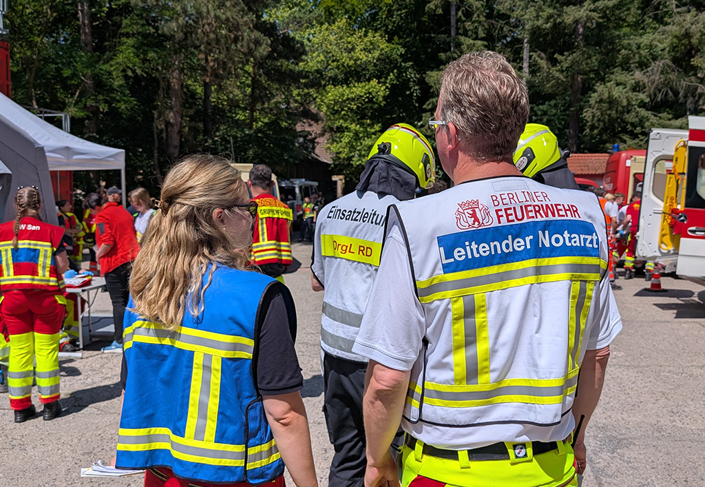 Katastrophenschutz_Übung_Sanitäter_Leitender_Notarzt