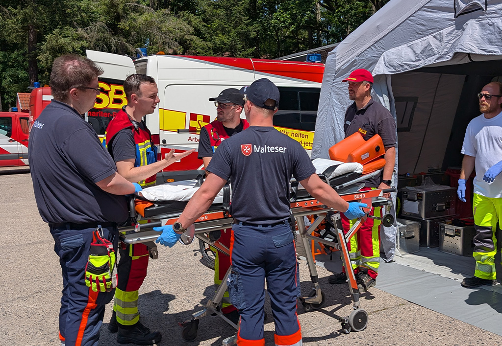 Katastrophenschutz_Übung_Übungsszenario_Malteser_ASB_Sanitäter