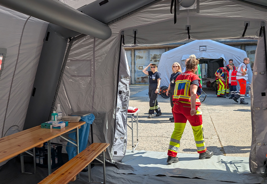 Katastrophenschutz_Übung_Übungsaufbau