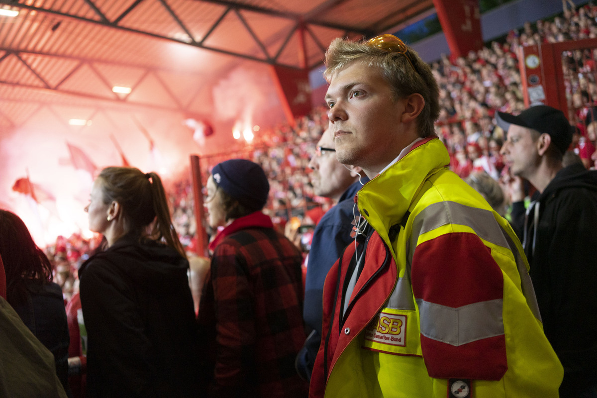 Sanitätsdienst_Olypiastadium_Einsatz